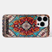 ペルシャの絨毯ヴィンテージ iPhoneケース (裏面横)