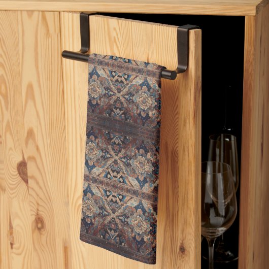 ペルシャの美しい古いパターンコレクシモダンョン キッチンタオル (三つ折り)