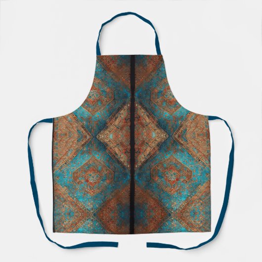 ペルシャの美しい古いパターンコレクシ人気があるョン エプロン (正面)