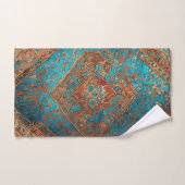 ペルシャの美しい古いパターンコレクシ人気があるョン バスタオルセット (ハンドタオル)