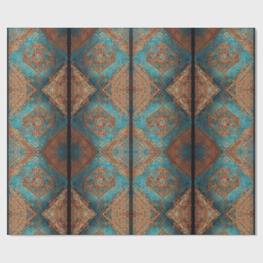 ペルシャの美しい古いパターンコレクシ人気があるョン ラッピングペーパー (フラット)