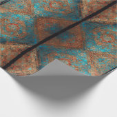 ペルシャの美しい古いパターンコレクシ人気があるョン ラッピングペーパー (角)