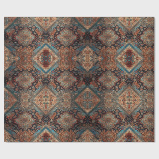 ペルシャの美しい古いパターントレンディーコレクション ラッピングペーパー (フラット)