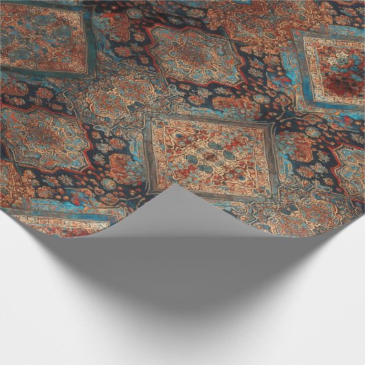 ペルシャの美しい古いパターントレンディーコレクション ラッピングペーパー (角)