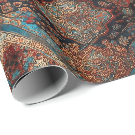 ペルシャの美しい古いパターントレンディーコレクション ラッピングペーパー (ロールコーナー)