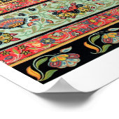 ペルシャの装飾, 'ポリクロムホーンからのプレート第二十五号 ポスター (角)