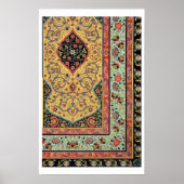 ペルシャの装飾， 'ポリクロムホーンからのプレート第二十五号 ポスター (正面)