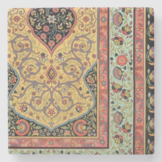 ペルシャの装飾、「Polychrome OrnからのプレートXXV ストーンコースター (正面)