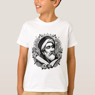 ペルシャの詩人 – ペルシャ語(イラン)デザイン Tシャツ