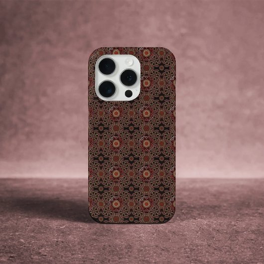 ペルシャの陽光フレーム エスニックiPhone 15 Proケース Case-Mate iPhoneケース