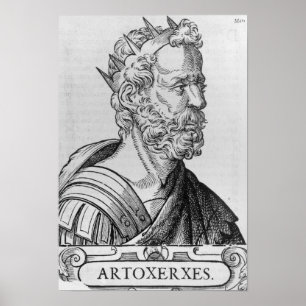 ペルシャのArtaxerxes II王 ポスター