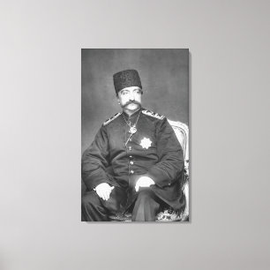 ペルシャのNaserのAl喧騒Shah Qajar キャンバスプリント