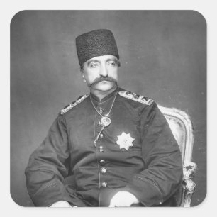 ペルシャのNaserのAl喧騒Shah Qajar スクエアシール