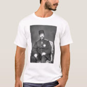 ペルシャのNaserのAl喧騒Shah Qajar Tシャツ (正面)