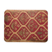 ペルシャまたはトルコのカーペット、16/17世紀（羊毛） マグネット (横)