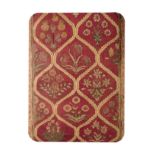 ペルシャまたはトルコのカーペット、16/17世紀（羊毛） マグネット (縦)