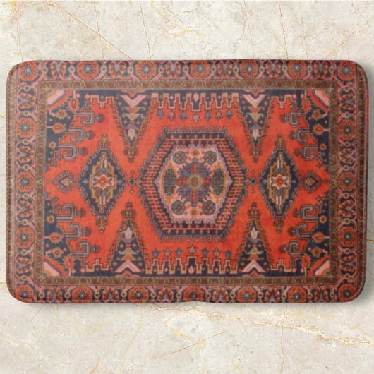 ペルシャアンティークペルシアアクセントヴィンテージオリエンタル バスマット