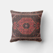 ペルシャアンティークヴィンテージレッドイースタンラグラグ アウトドアクッション (裏面)