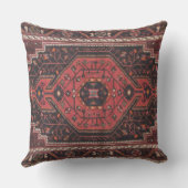 ペルシャアンティークヴィンテージレッドイースタンラグラグ アウトドアクッション (裏面)