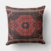 ペルシャアンティークヴィンテージレッドイースタンラグラグ クッション (裏面)