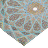 ペルシャエレガントブルーアラベスク東洋模様 テーブルクロス (アングル)