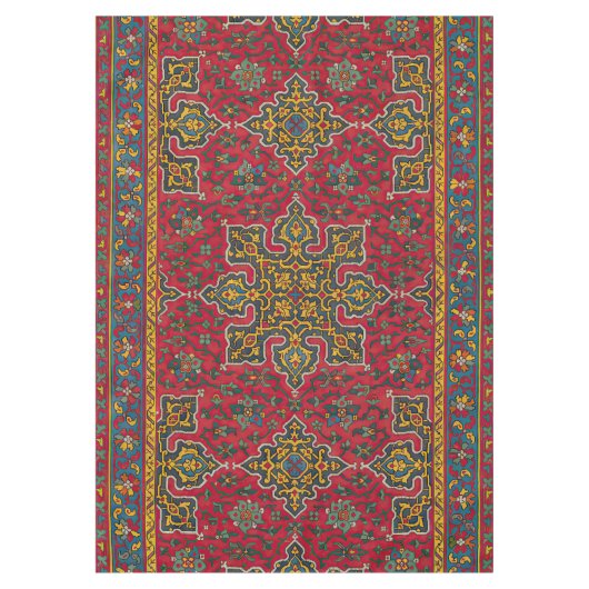 ペルシャエレガント絨毯の模様 テーブルクロス (正面)