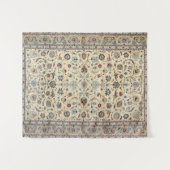 ペルシャカシャンダストティーベイビーブルー  タペストリー (正面(横))