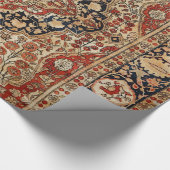 ペルシャカシャンバーントオレンジイエロー  ラッピングペーパー (角)