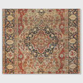 ペルシャカシャンバーントオレンジイエロー  ラッピングペーパー (フラット)