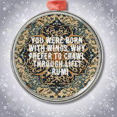 ペルシャカスタムタイル娘へのクリスマスプレゼント メタルオーナメント