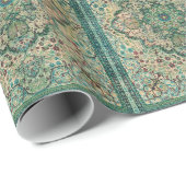 ペルシャカラフル敷物の動機パターン ラッピングペーパー (ロールコーナー)