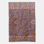 ペルシャカラフル絨毯の模様 キッチンタオル (縦)