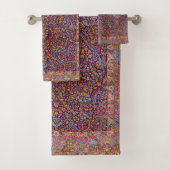 ペルシャカラフル絨毯の模様 バスタオルセット (インサイチュ)