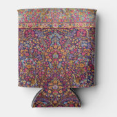 ペルシャカラフル絨毯の模様 缶クーラー (正面)