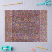 ペルシャカラフル絨毯の模様 薄葉紙 (クラフト)