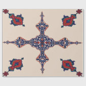 ペルシャカーペットモチーフ ラッピングペーパー (フラット)