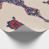 ペルシャカーペットモチーフ ラッピングペーパー (角)