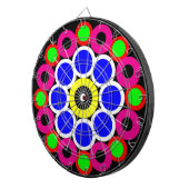 ペルシャサイケデリックモダン絨毯の模様 ダーツボード (正面右)