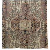 ペルシャサルークピーチピンクベージュ  シャワーカーテン (正面)