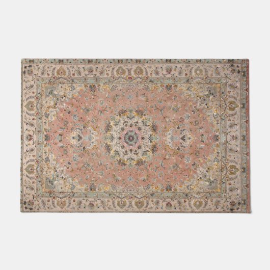 ペルシャシルクラグプリント ドアマット (正面)