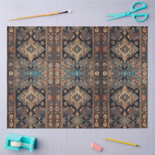 ペルシャトレンディー美しい古いパターンコレクション 薄葉紙 (クラフト)