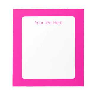 ペルシャバラ無地の深いピンク ノートパッド