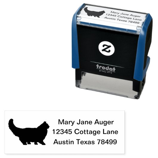 ペルシャパーソナライズされた猫 セルフインキングスタンプ (インサイチュ)