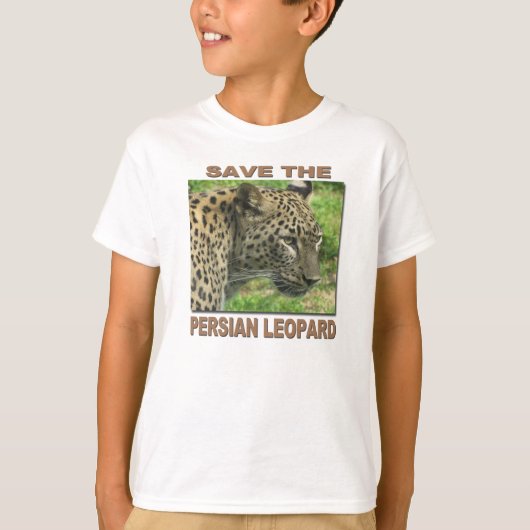 ペルシャヒョウ Tシャツ (正面)