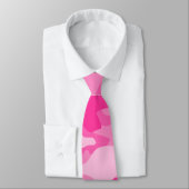 ペルシャピンクモノカラー迷彩柄 ネクタイ (タイ)