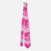 ペルシャピンクモノカラー迷彩柄 ネクタイ (裏面)