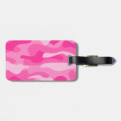 ペルシャピンクモノカラー迷彩柄 ラゲッジタグ (裏面横)