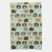 ペルシャファンシー猫 キッチンタオル (縦)