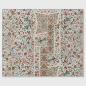 ペルシャフローラカラフルパターンラッピング紙 ラッピングペーパー (フラット)