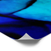 ペルシャブルー、チャートルーズグリーン。非常に美しい芸術 ポスター (角)